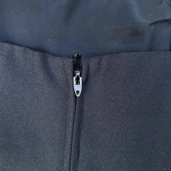 Vintage Alex Evenings Black Beaded Made In U.S.A Cocktail Knee Length Dress - Picture 10 of 13